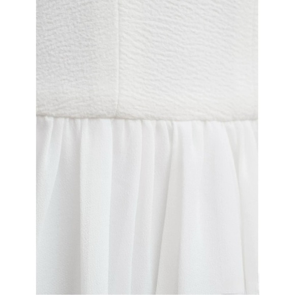 DRESS The Population Alicia Chiffon A-Line V-neck Sleeveless Midi Dress NEW - Picture 7 of 10